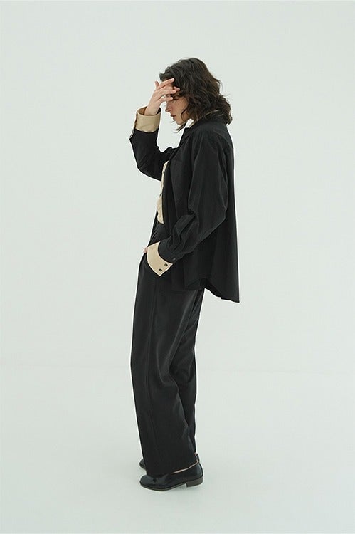 BASIC TUCK PANTS