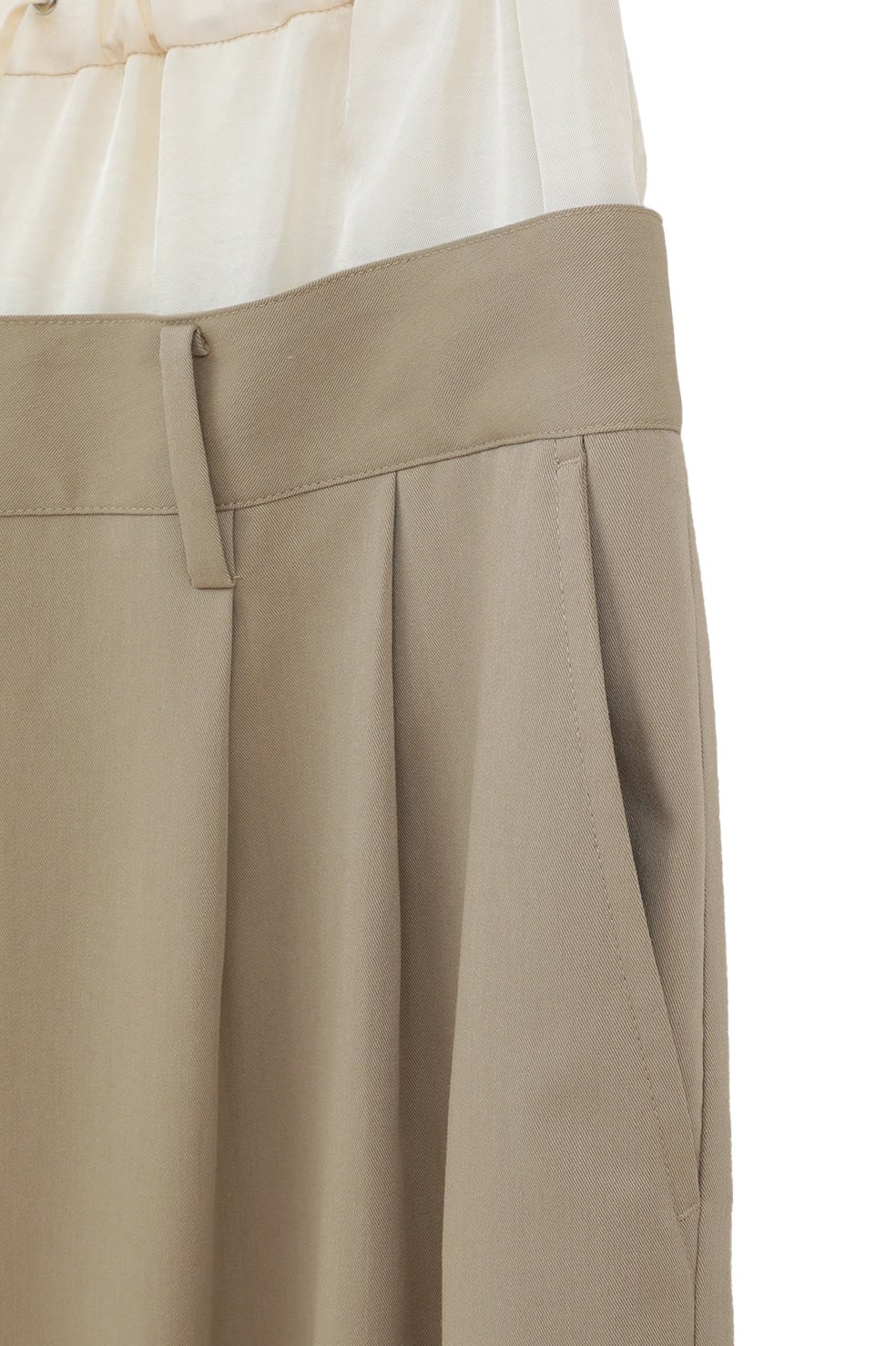W WAIST WIDE SLACKS｜SKIRT / PANTS(スカート/パンツ)｜CLANE