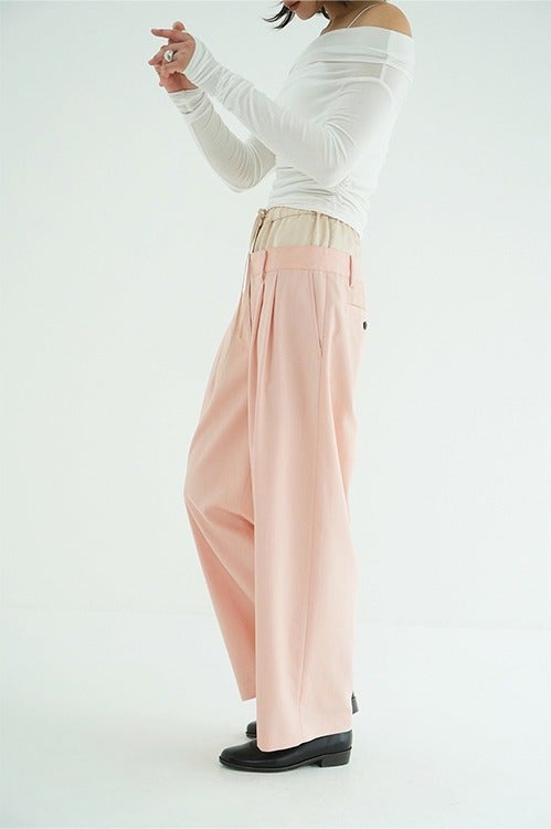 W WAIST WIDE SLACKS