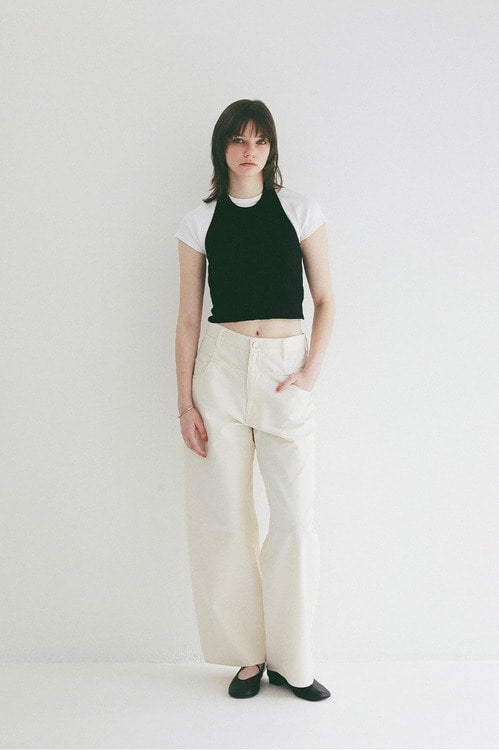 LOW WAIST BARREL PANTS