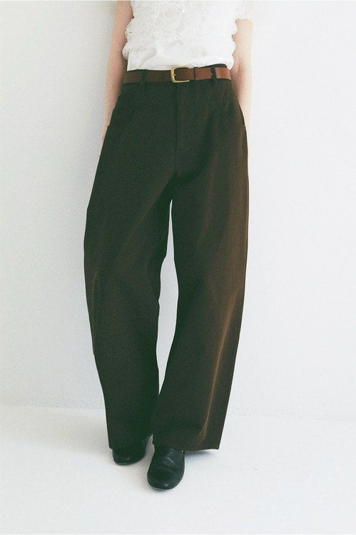 LOW WAIST BARREL PANTS