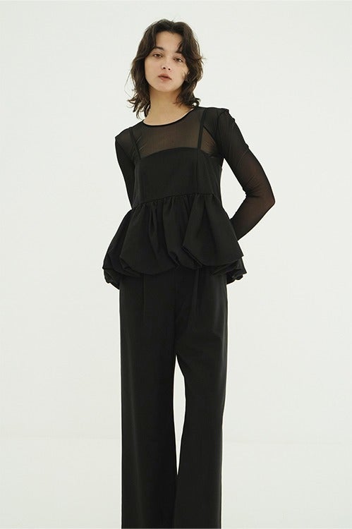 PEPLUM LAYERED ALL IN ONE