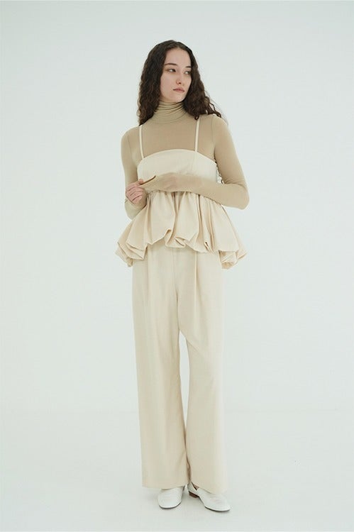PEPLUM LAYERED ALL IN ONE