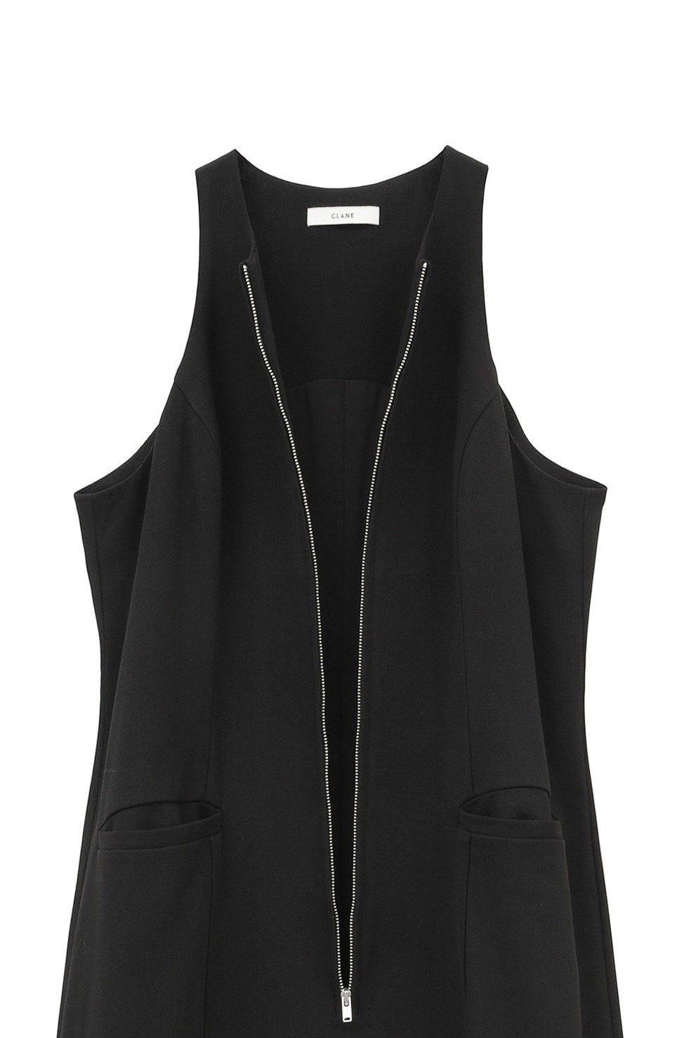 FRONT ZIP AMERICAN SLEEVE ONEPIECE｜DRESS(ドレス)｜CLANE OFFICIAL