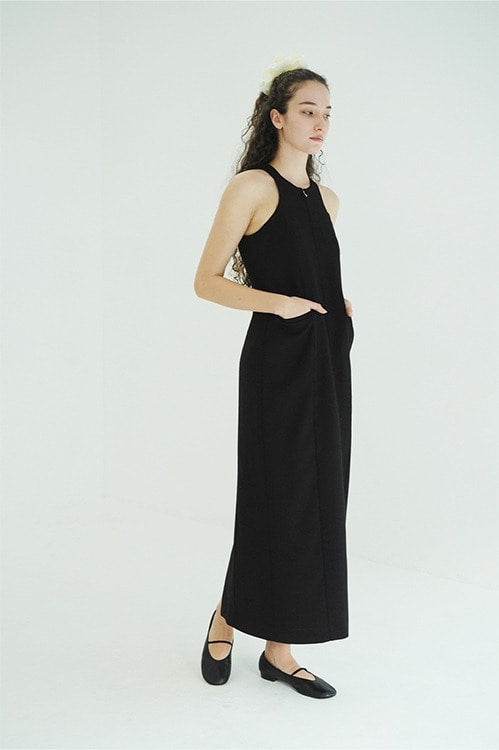 FRONT ZIP AMERICAN SLEEVE ONEPIECE