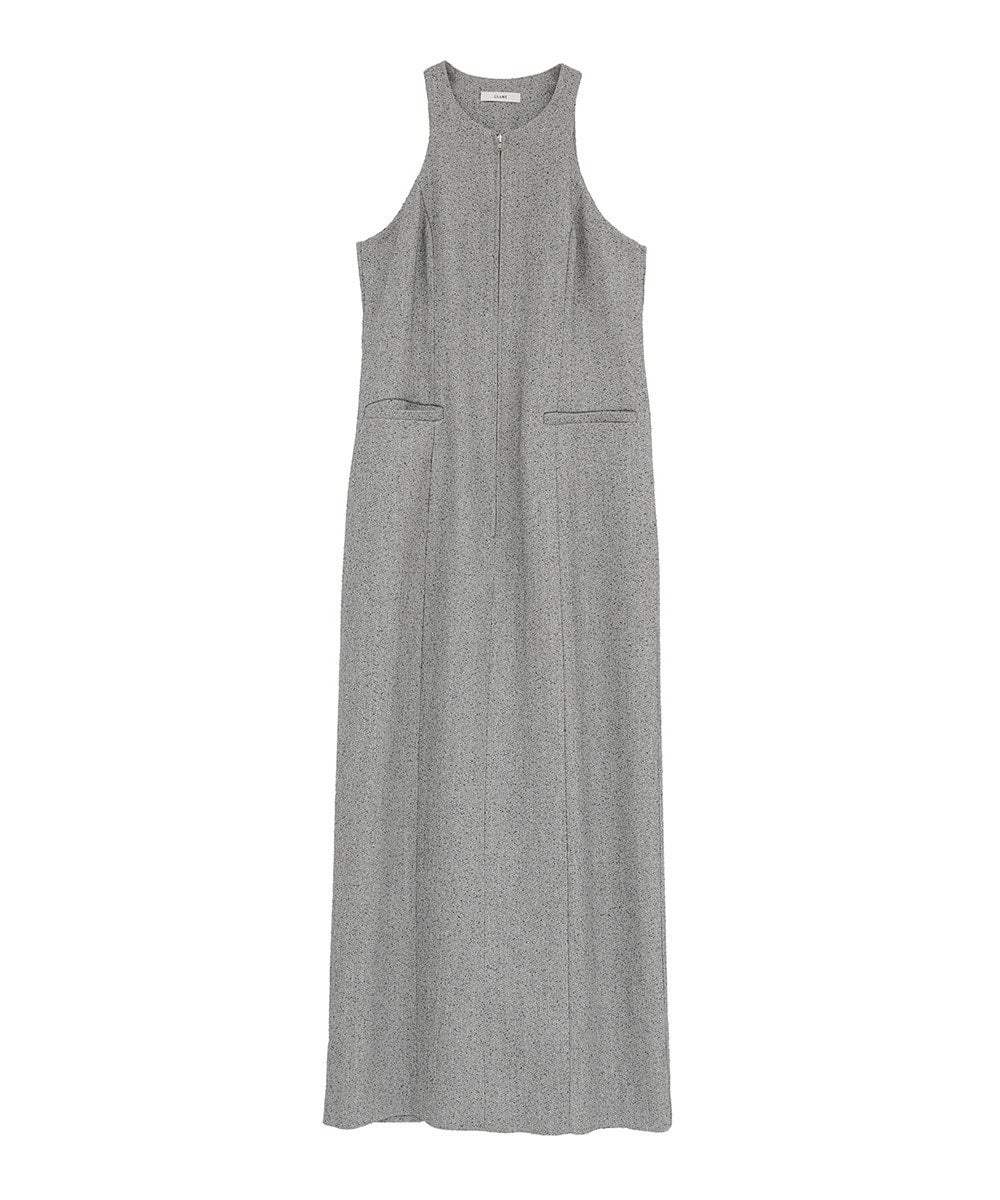 FRONT ZIP AMERICAN SLEEVE ONEPIECE