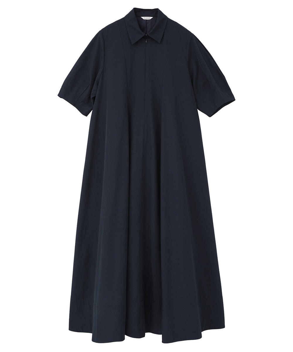 HALF ZIP FLARE ONE PIECE｜DRESS(ドレス)｜CLANE OFFICIAL ONLINE STORE