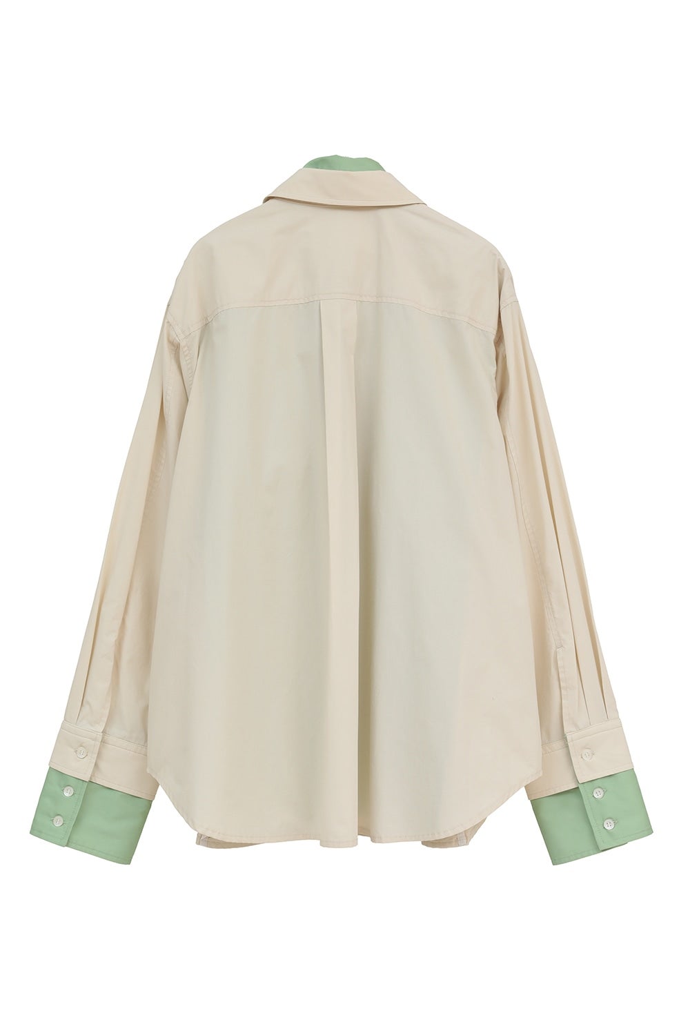 searoomlynn Cottonクレープ2wayシャツ カーキ ベージュ SeaRoomlynn 