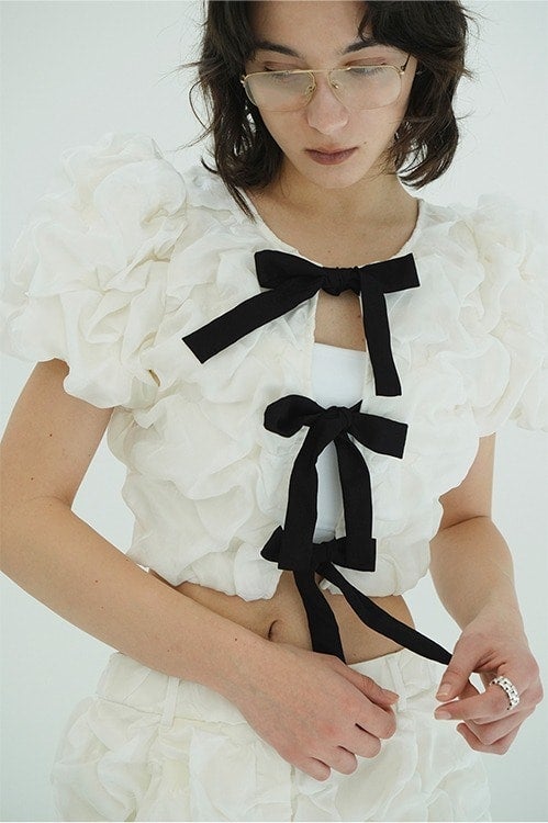W FACE CLOUD PUFF SLEEVE TOPS