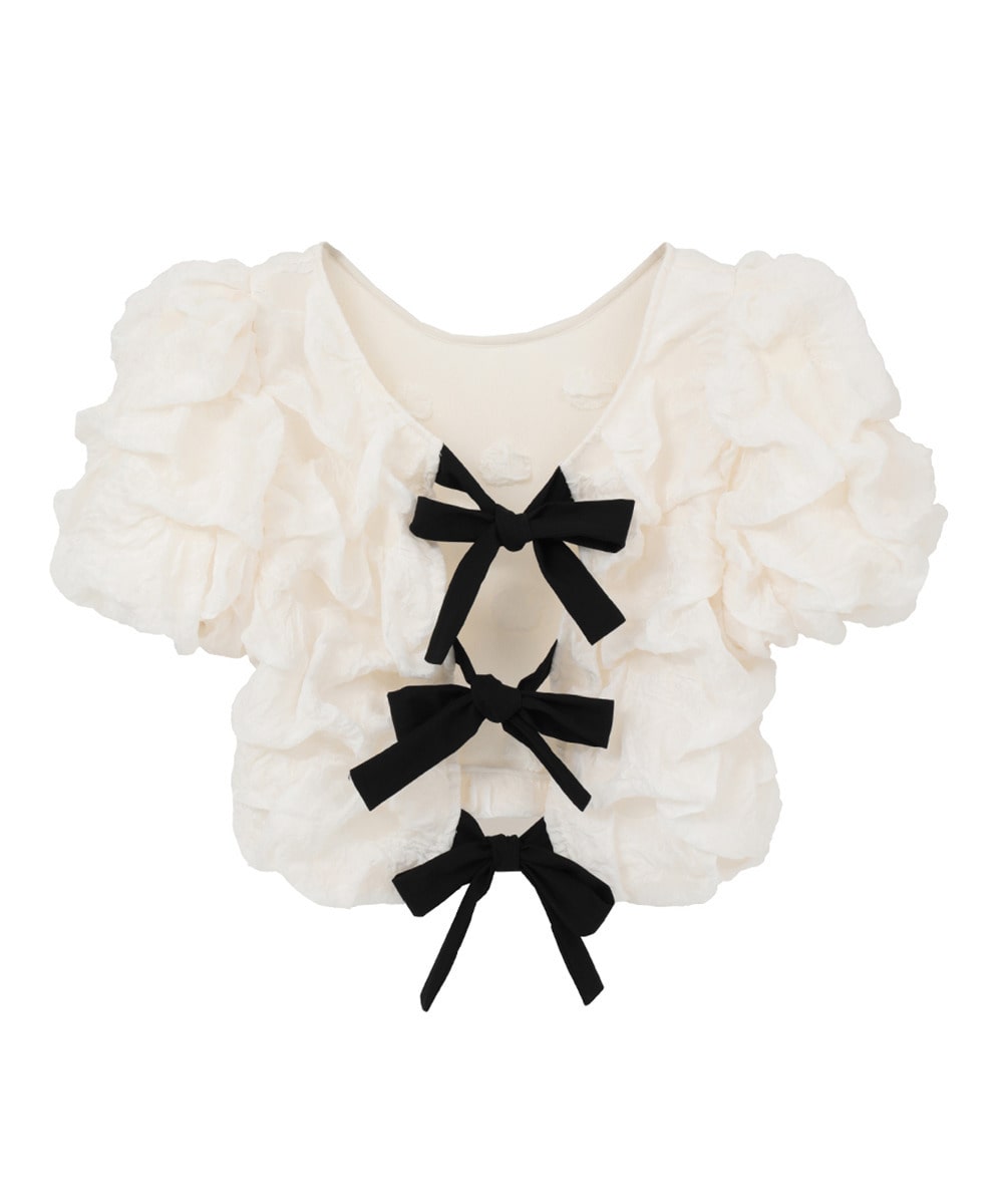 W FACE CLOUD PUFF SLEEVE TOPS
