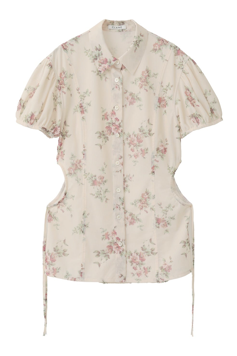 FLOWER SIDE HOLE SHIRTS｜TOPS(トップス)｜CLANE OFFICIAL ONLINE STORE