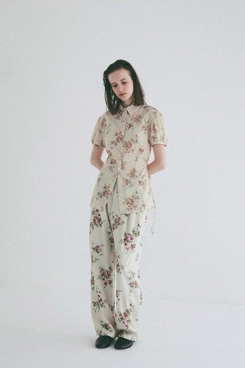 FLOWER SIDE HOLE SHIRTS