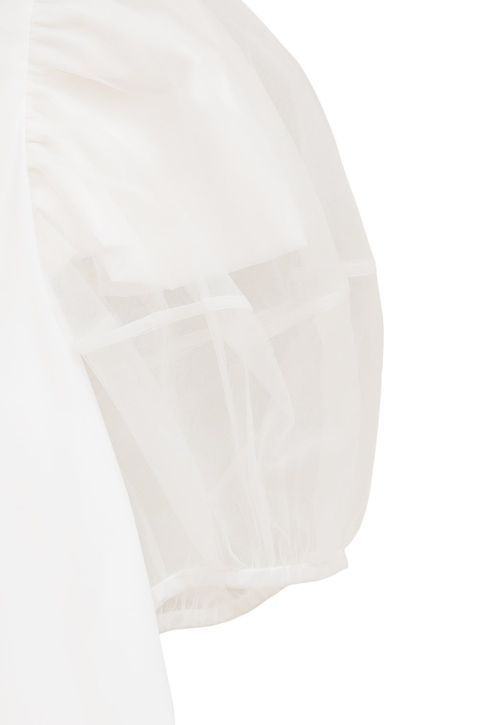 TULLE LAYERED SLEEVE SHIRTS｜TOPS(トップス)｜CLANE OFFICIAL ONLINE