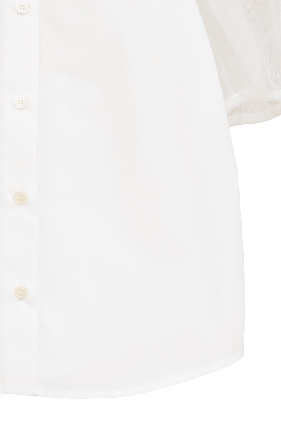TULLE LAYERED SLEEVE SHIRTS｜TOPS(トップス)｜CLANE OFFICIAL ONLINE