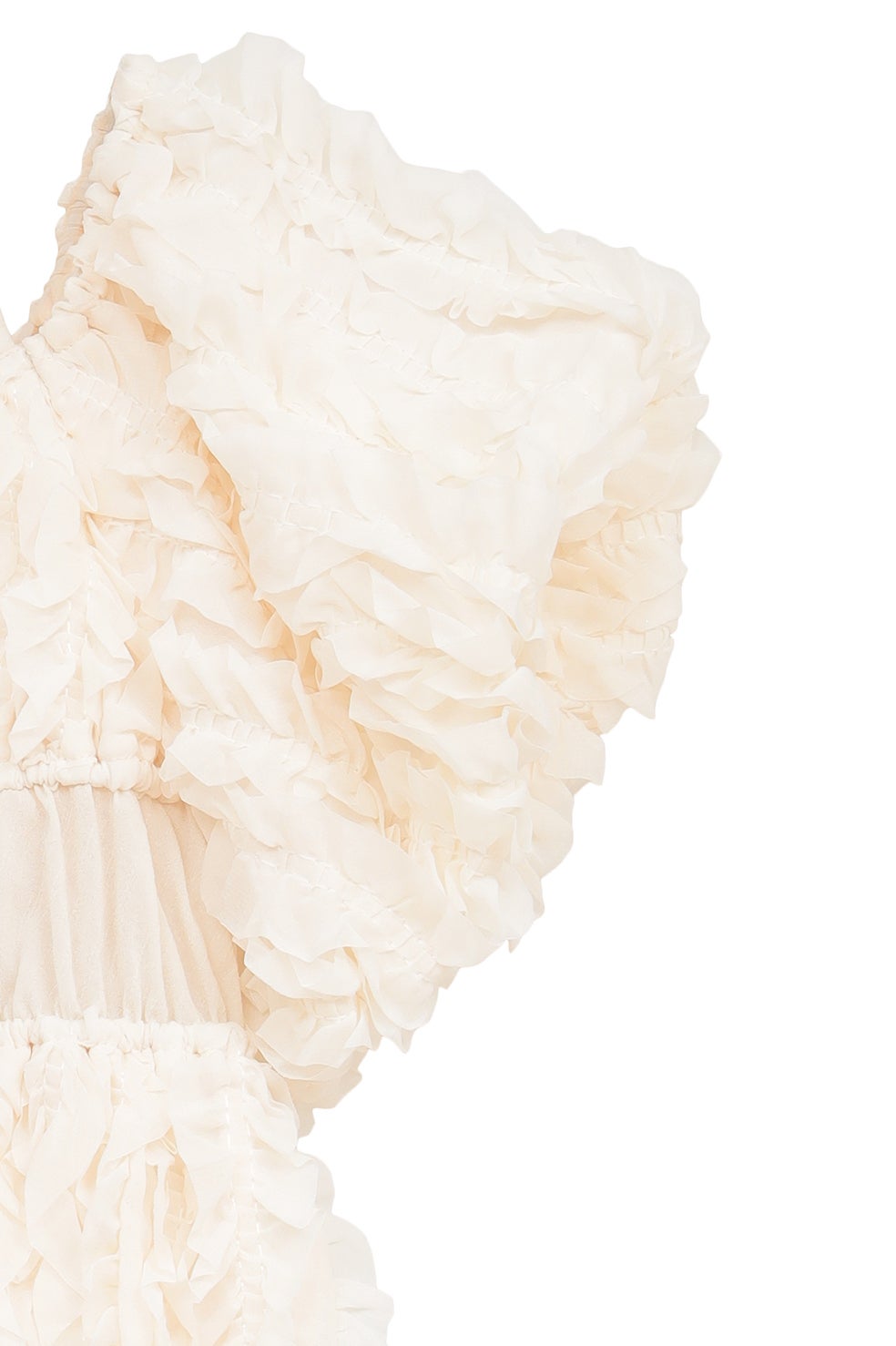 W FACE TOPSTITCHED FRILL TOPS｜TOPS(トップス)｜CLANE OFFICIAL