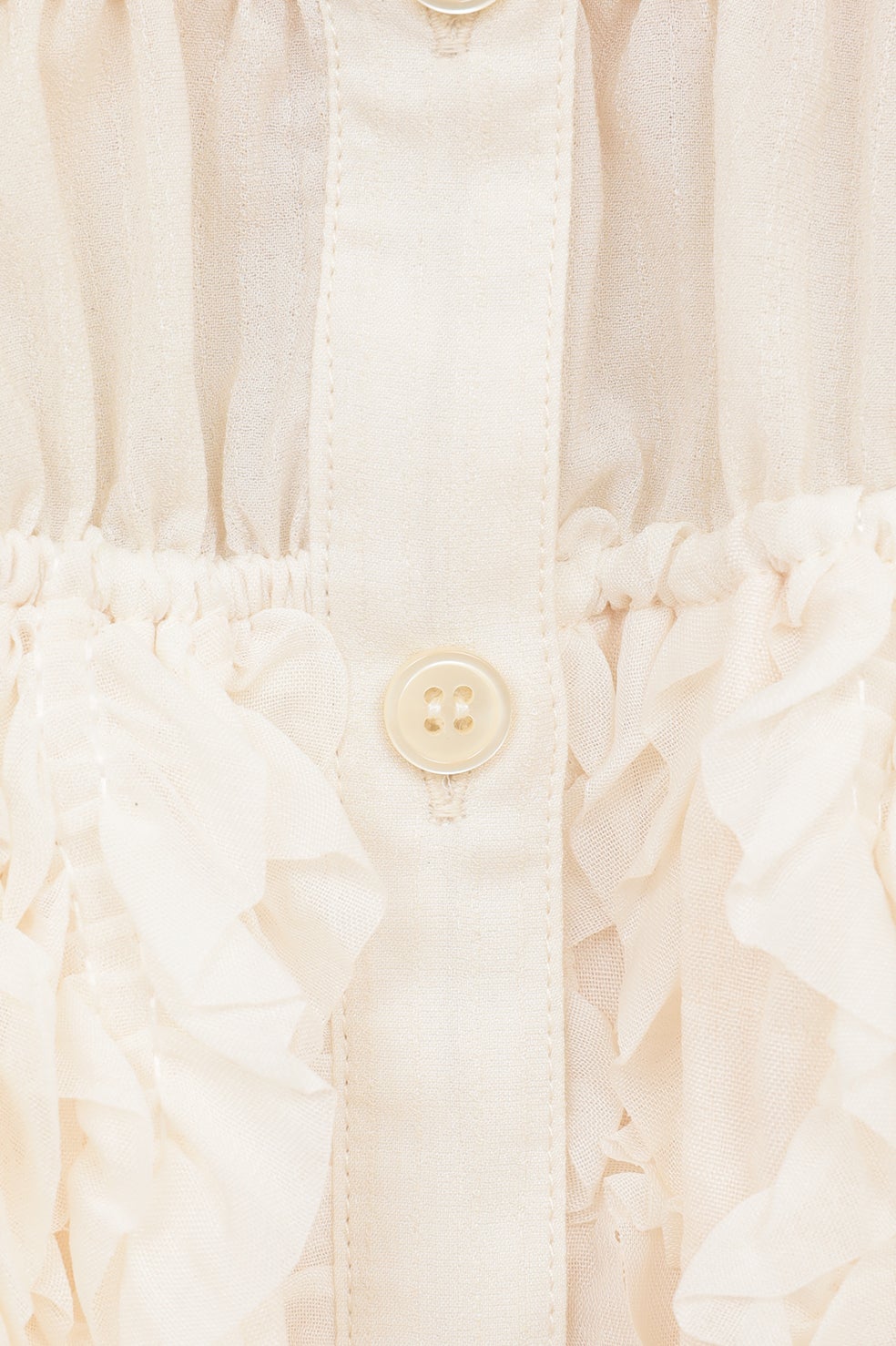 W FACE TOPSTITCHED FRILL TOPS｜TOPS(トップス)｜CLANE OFFICIAL