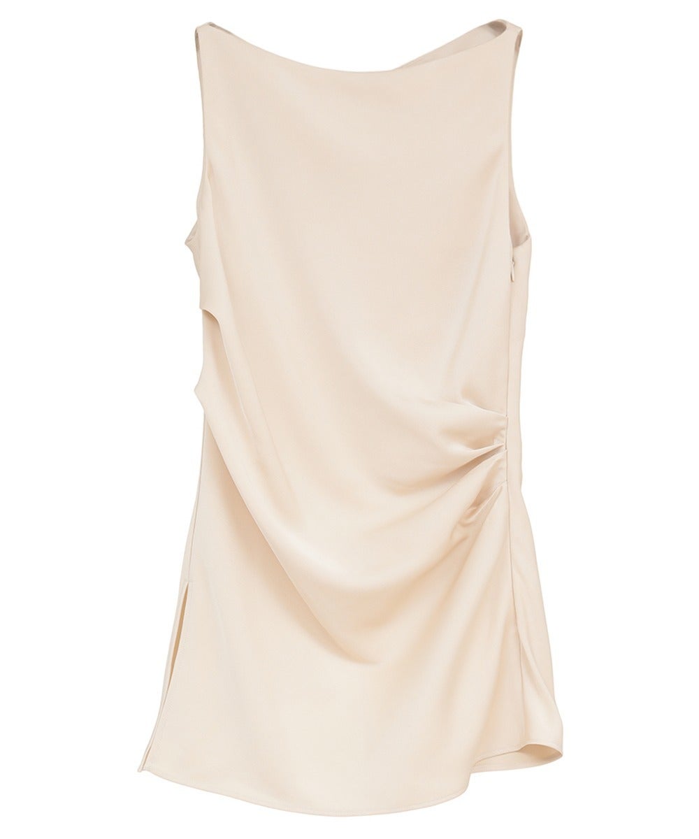 SATIN DRAPE TOPS