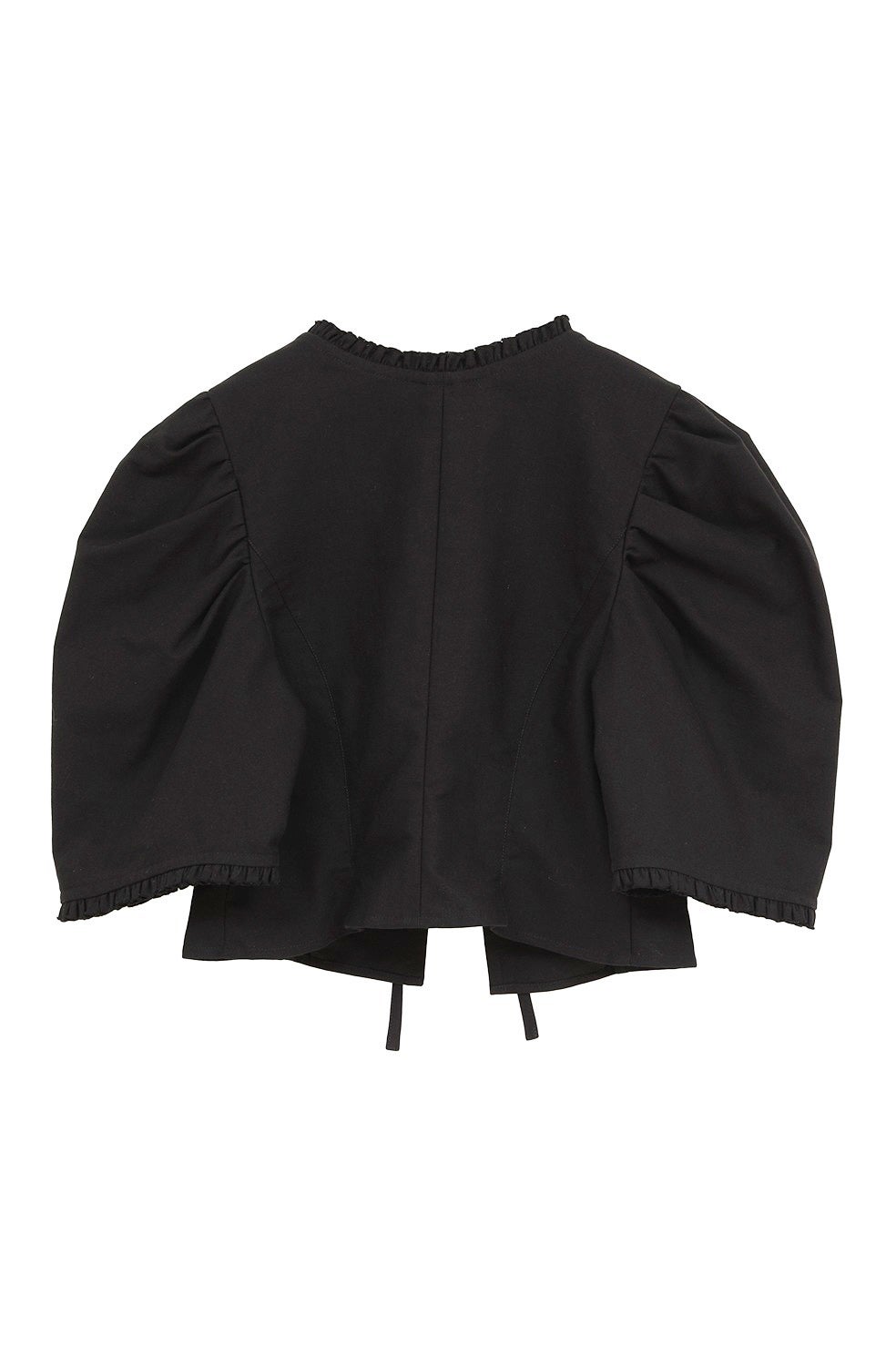 FRILL RIBBON SHORT BLOUSE｜TOPS(トップス)｜CLANE OFFICIAL ONLINE STORE