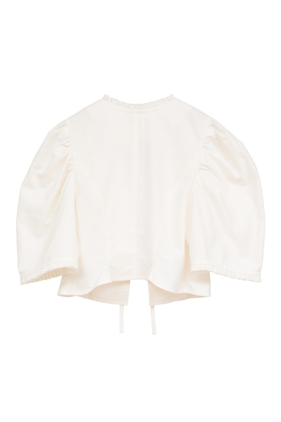 FRILL RIBBON SHORT BLOUSE｜TOPS(トップス)｜CLANE OFFICIAL ONLINE STORE