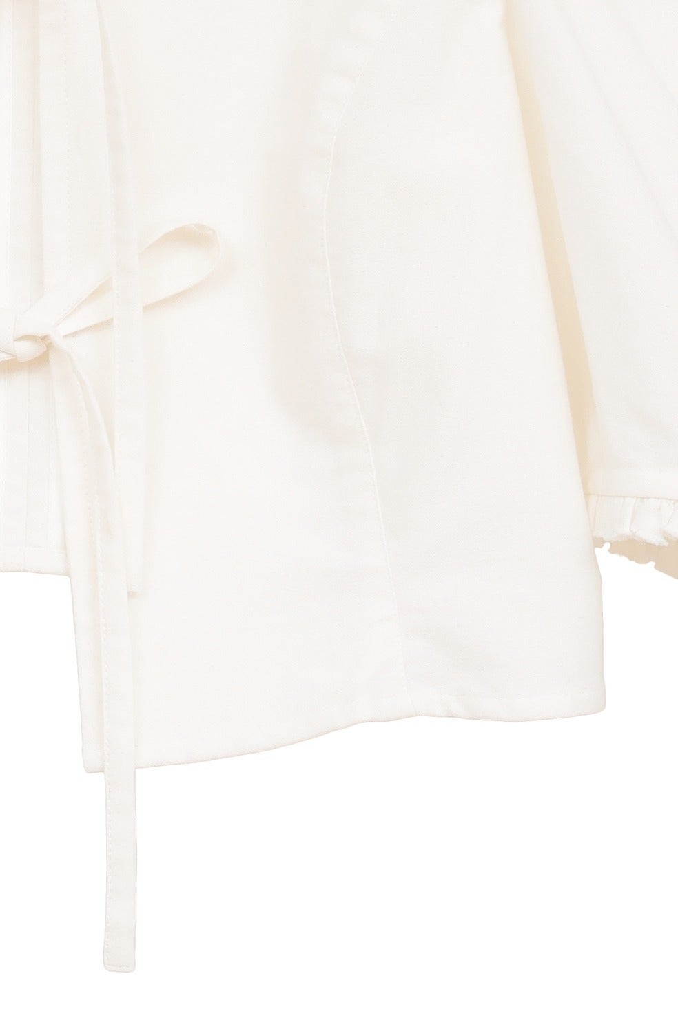 FRILL RIBBON SHORT BLOUSE｜TOPS(トップス)｜CLANE OFFICIAL ONLINE STORE