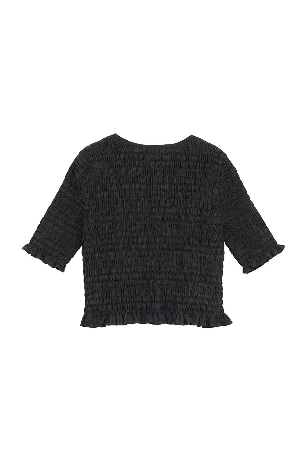 SHIRRING HALF SLEEVE BLOUSE｜TOPS(トップス)｜CLANE OFFICIAL ONLINE