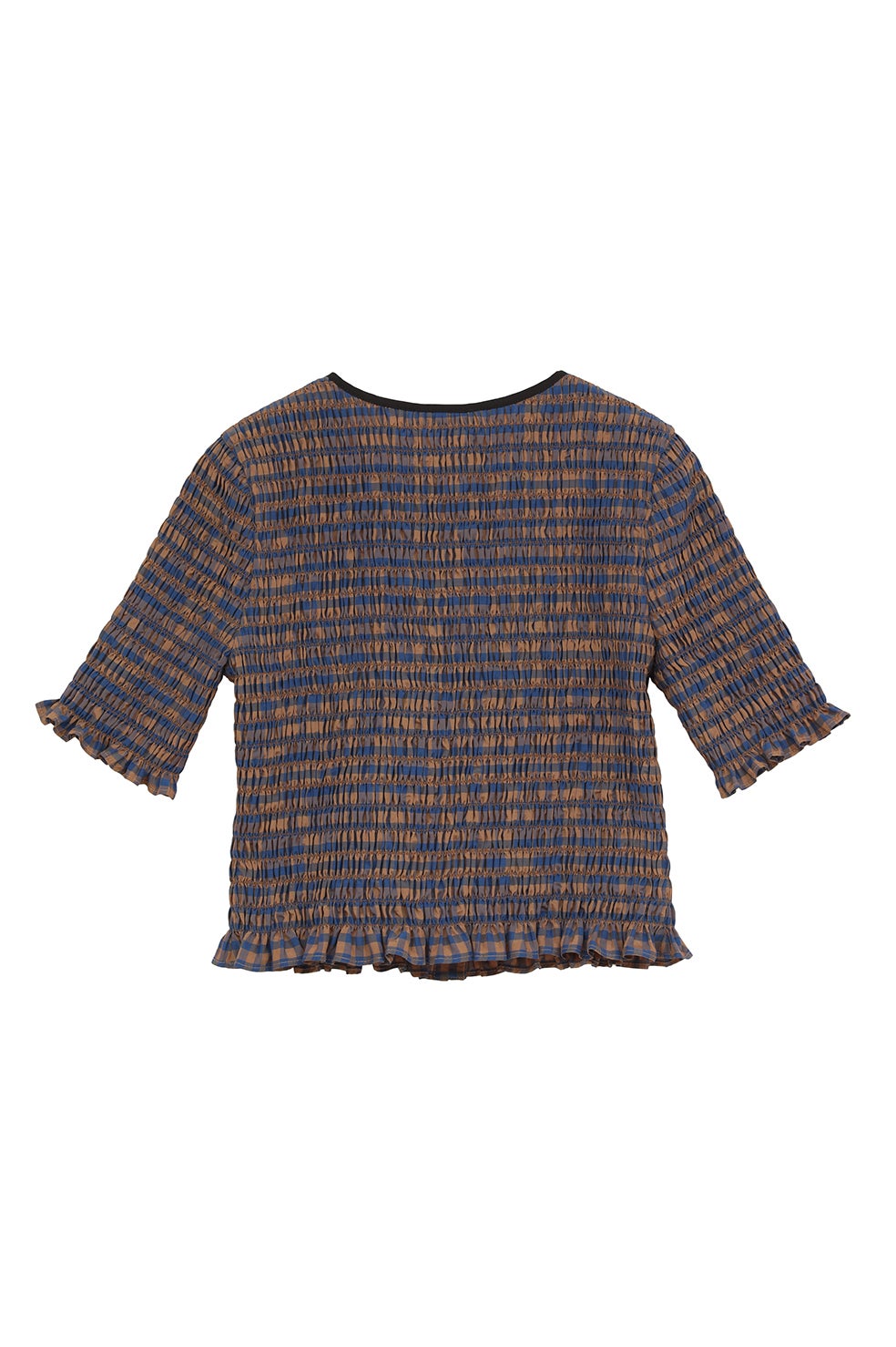 SHIRRING HALF SLEEVE BLOUSE｜TOPS(トップス)｜CLANE OFFICIAL ONLINE