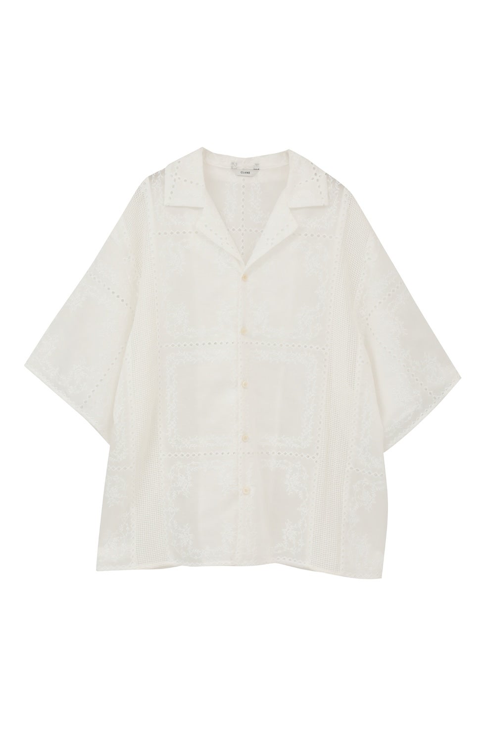 え*ぬ様 クラネ　CLANE EMBROIDERY LACE BOX SHIRT EMBROIDERY LACE BOX SHIRTS｜TOPS(トップス)｜CLANE OFFICIAL ONLINE