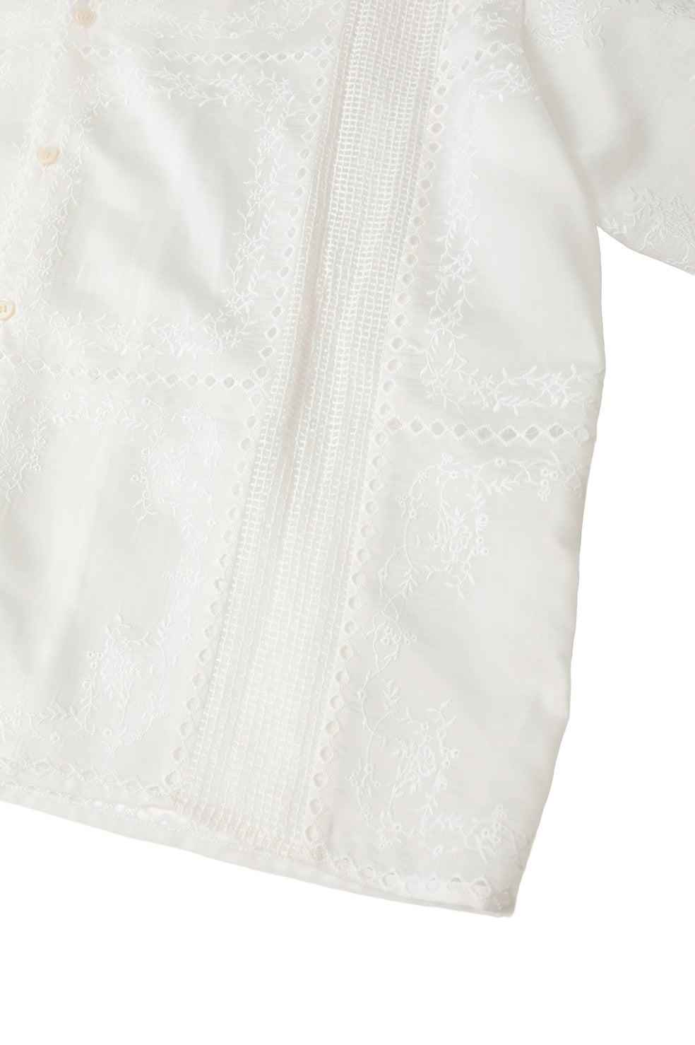 EMBROIDERY LACE BOX SHIRTS｜TOPS(トップス)｜CLANE OFFICIAL ONLINE