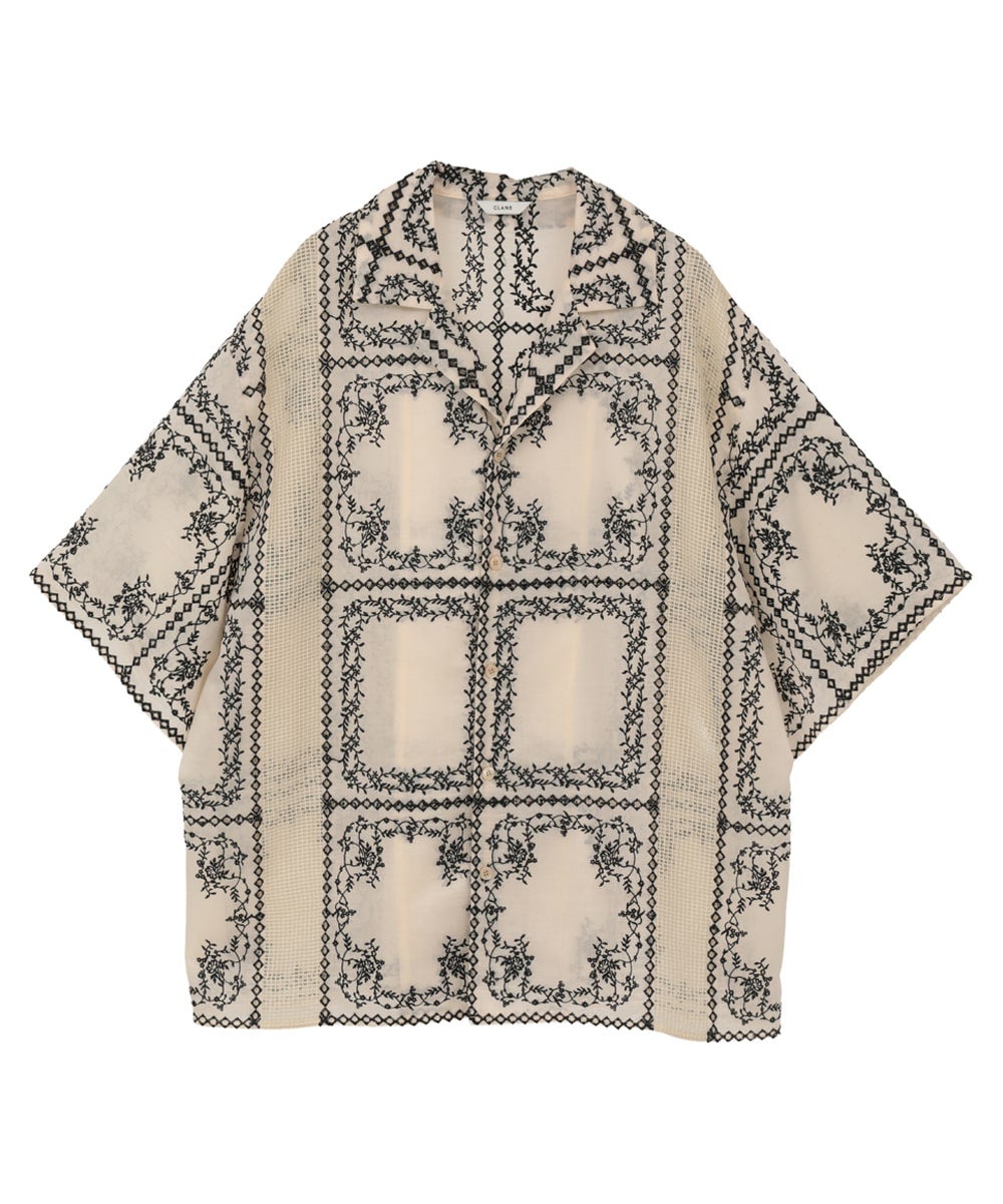 EMBROIDERY LACE BOX SHIRTS