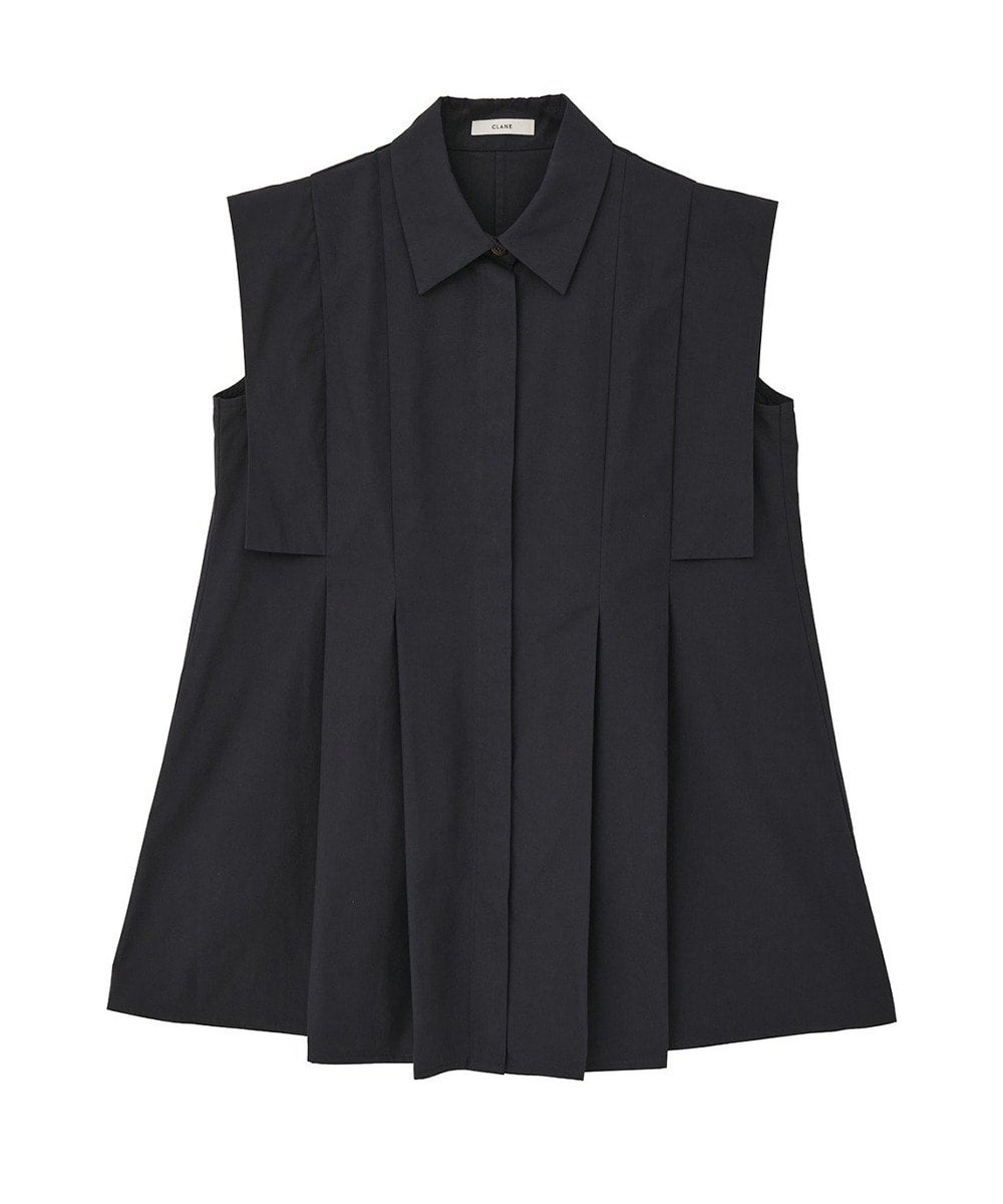 PANELL PLEAT SQUARE SLEEVE SHIRTS｜TOPS(トップス)｜CLANE OFFICIAL