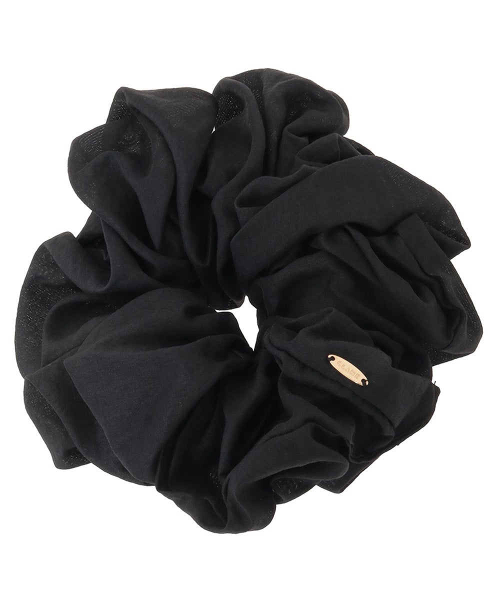 CLANE LINEN MEDIUM SCRUNCHIE ブラック SHEER SCRUNCHIE｜GOODS(グッズ)｜CLANE OFFICIAL ONLINE STORE