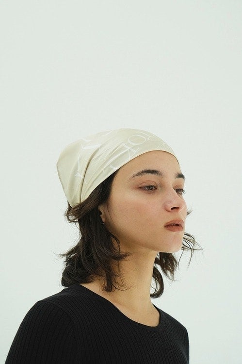 LOGO SILK SCARF