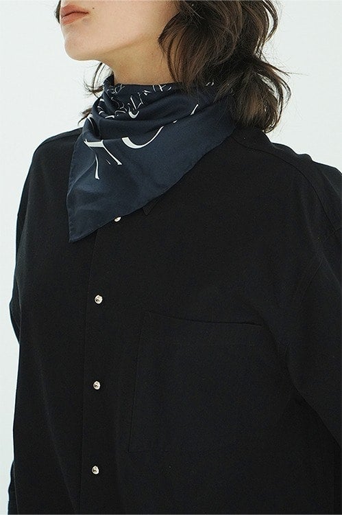 LOGO SILK SCARF
