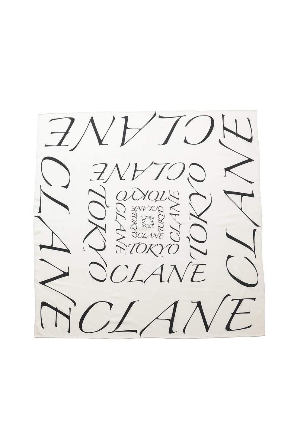 CLANE GRAPHIC HUGE STOLE アイボリー GRAPHIC HUGE STOLE｜GOODS(グッズ)｜CLANE OFFICIAL ONLINE STORE
