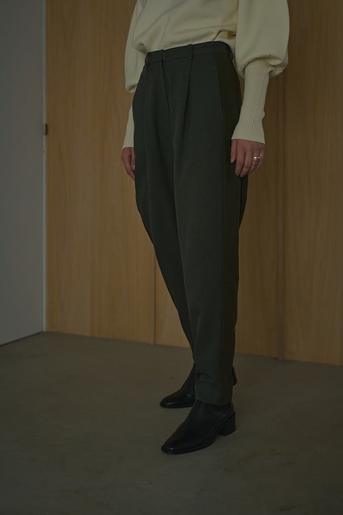 WOOL LIKE COMBI PANTS