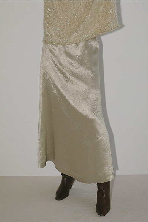 SATIN MAXI SKIRT