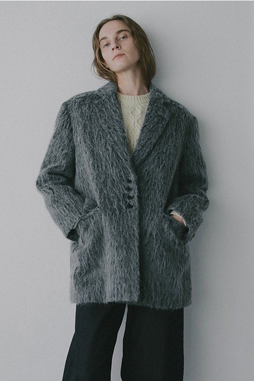 SHAGGY TAILORED OVER JACKET