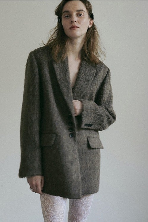 SHAGGY TAILORED OVER JACKET