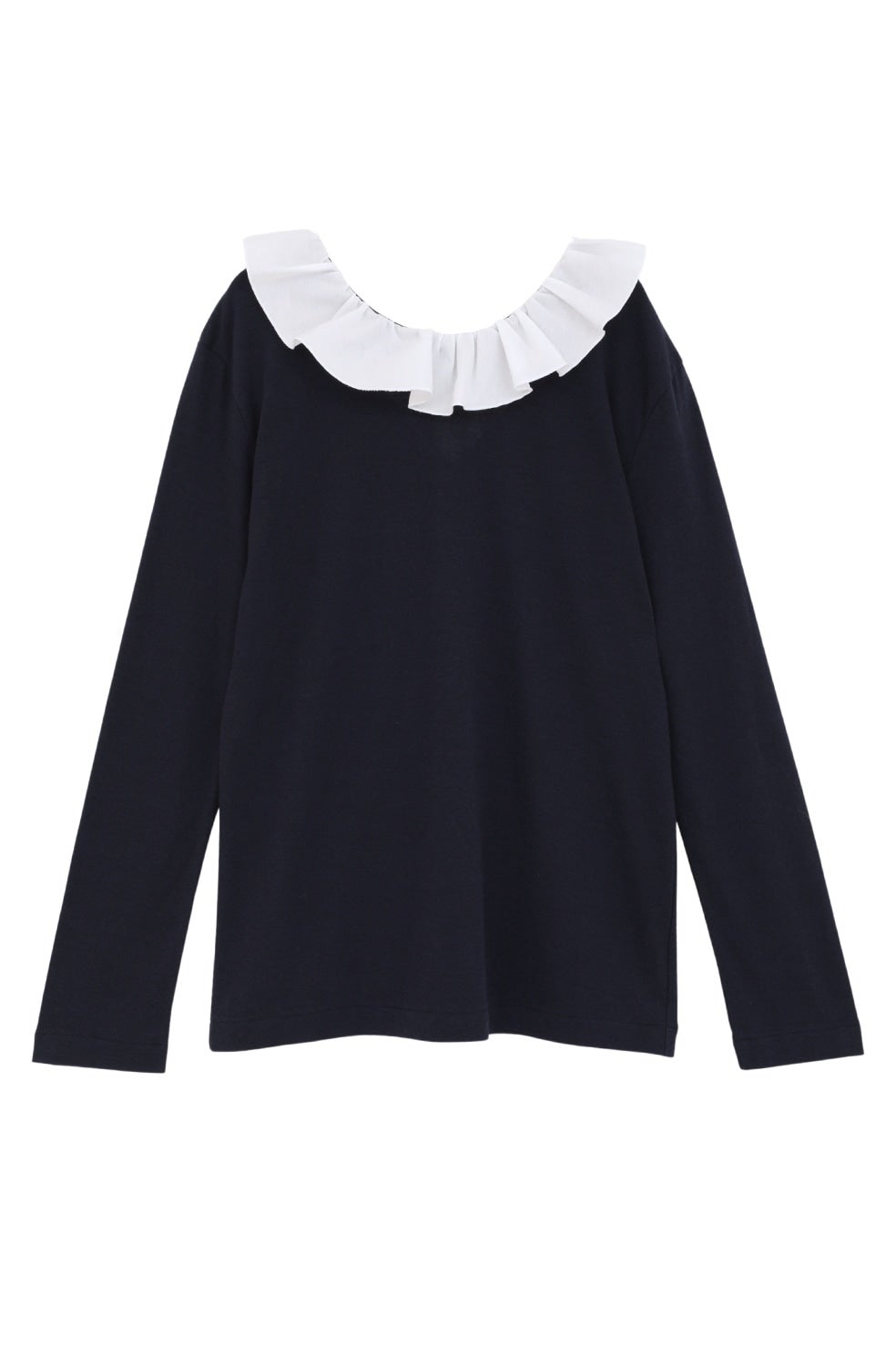 MANOF 2WAY FRILL NECK CUT TOPS ブラック i_zz-89105-1142_15-2.jpg?