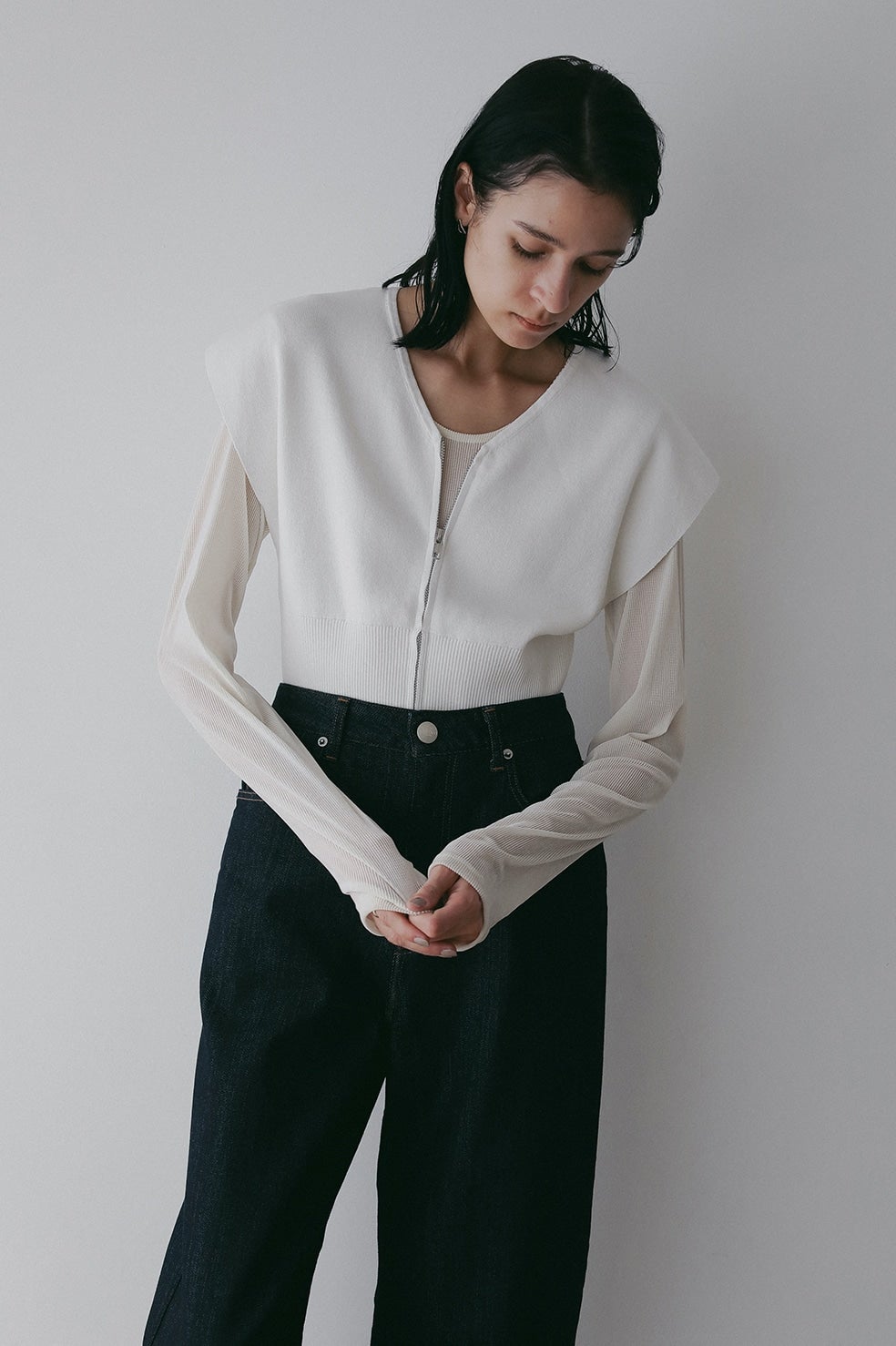 ZIP UP KNIT TOPS｜TOPS(トップス)｜MANOF OFFICIAL ONLINE STORE