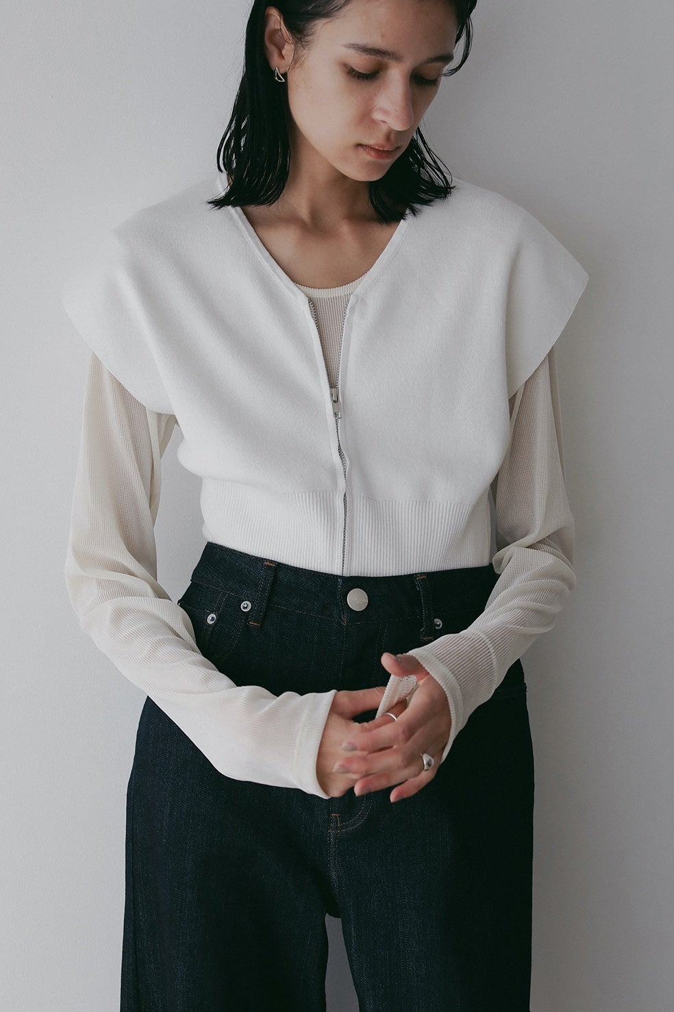 ZIP UP KNIT TOPS｜TOPS(トップス)｜MANOF OFFICIAL ONLINE STORE