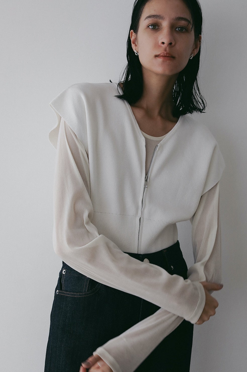 ZIP UP KNIT TOPS｜TOPS(トップス)｜MANOF OFFICIAL ONLINE STORE