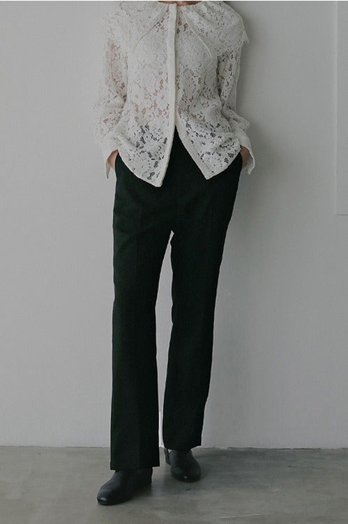 STRAIGHT SLIM PANTS