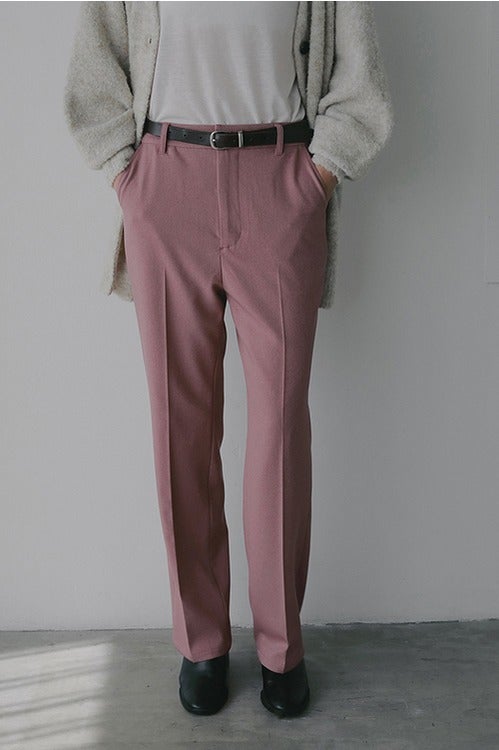 STRAIGHT SLIM PANTS