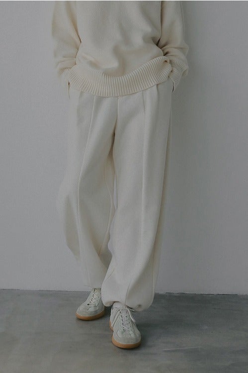 BOUCLE WIDE PANTS