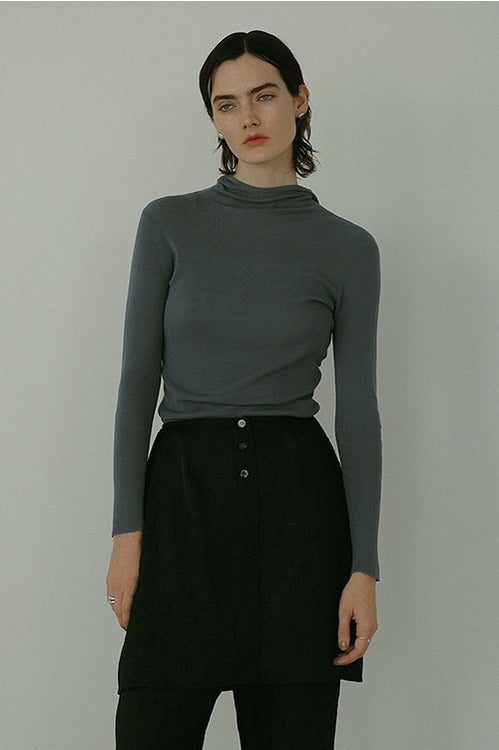 HOODIE KNIT TOPS