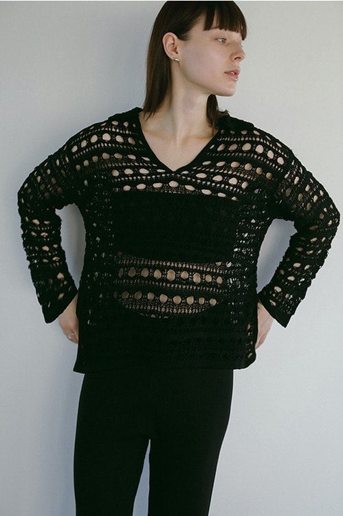 CROCHET KNIT TOPS
