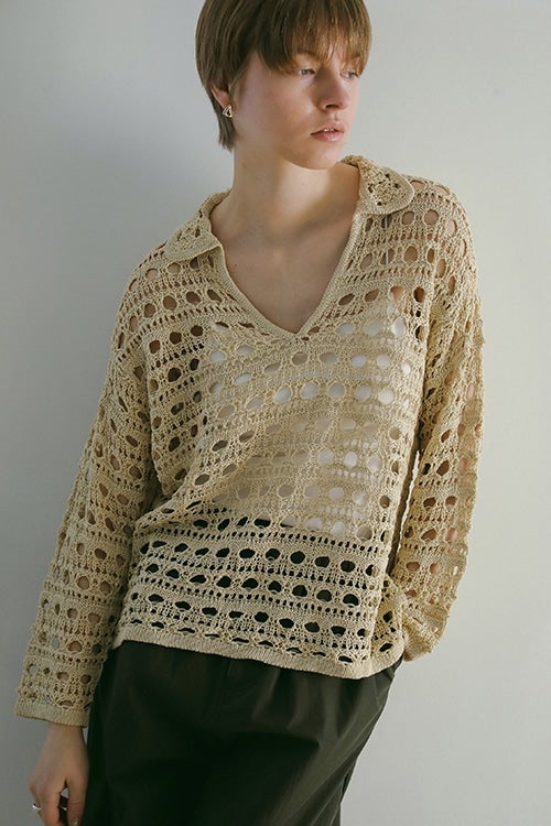 CROCHET KNIT TOPS