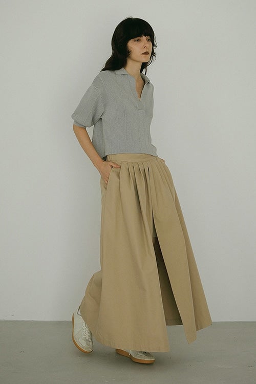 LAYER TUCK SKIRT