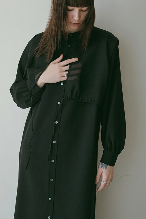 SHEER LAYER SHIRTS ONE PIECE